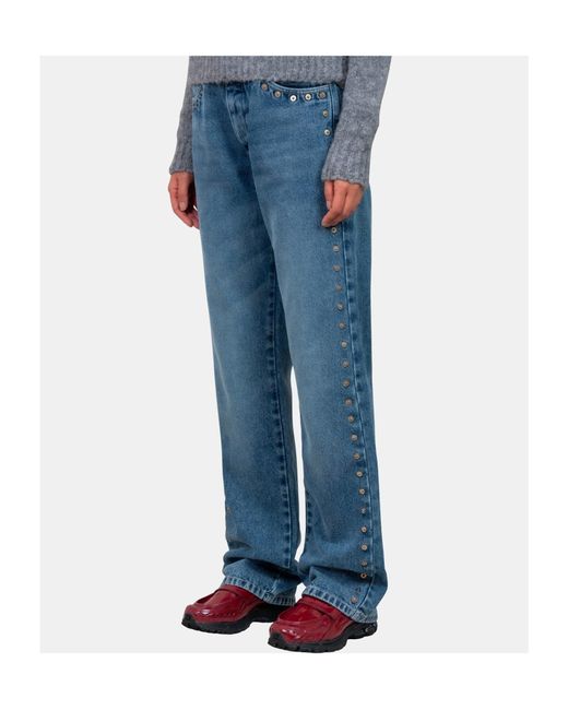 Paloma Wool Blue Crowd Studded Jeans