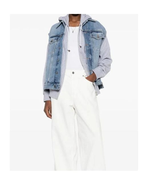 Haikure Blue Button-Down Denim Sleeveless Vest