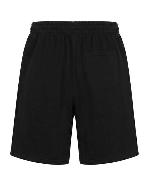 Off-White c/o Virgil Abloh Black Elastic-Waist Shorts for men