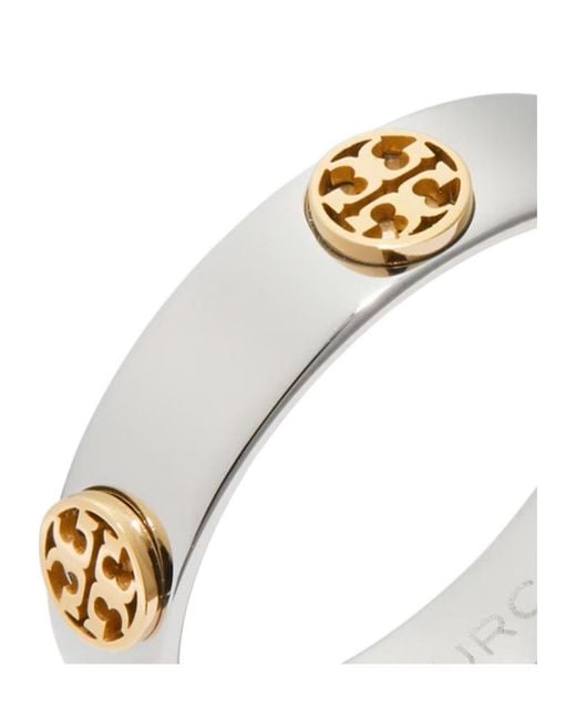 Tory Burch White Miller Ring