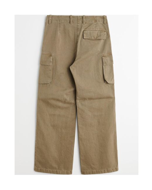 Our Legacy Natural Peak Cargo Herringbone Pants