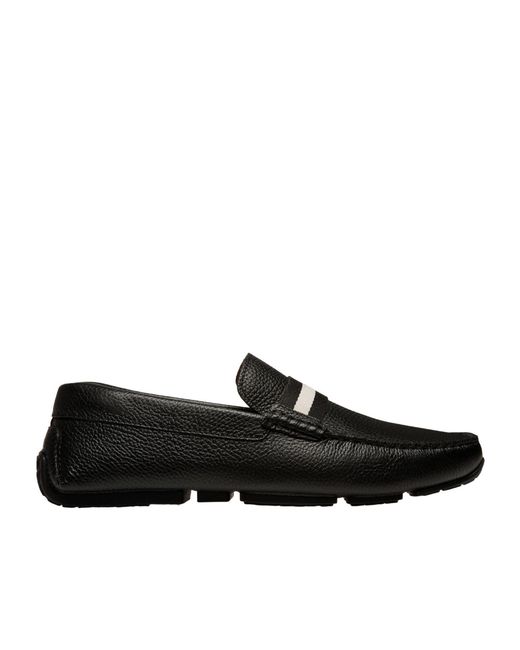 Bally Black Pilot Driving Shoes for men