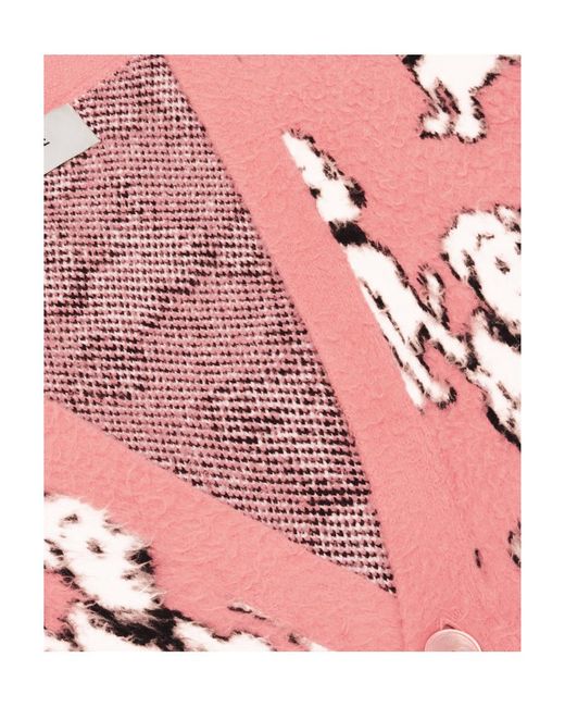 Céline Red Artist Jacquard Cardigan for men