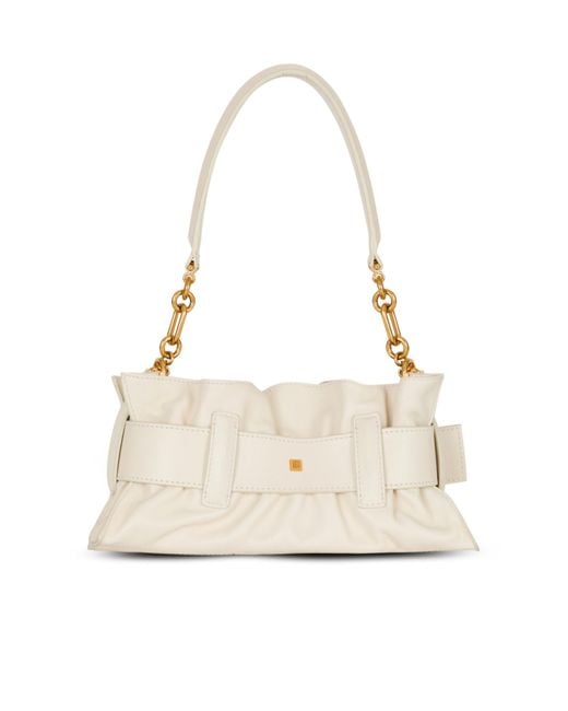 Balmain Metallic Mini Anthem Shoulder Bag