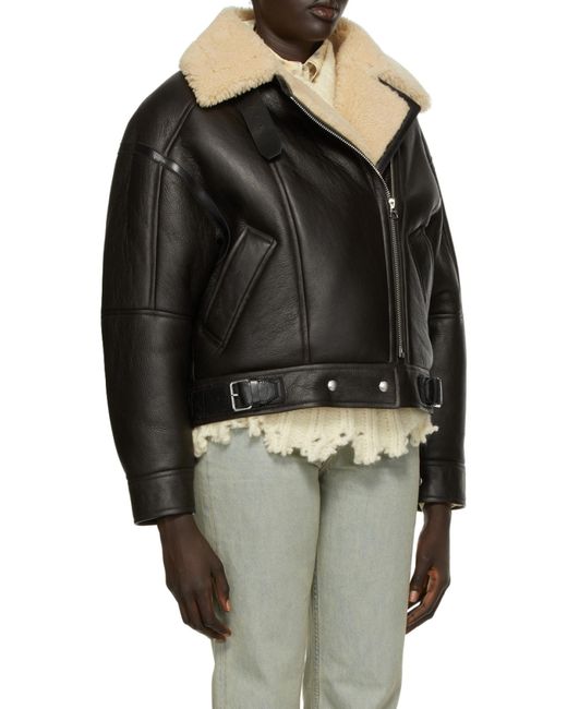 Acne Black Double-Breasted Zip-Up Jacket
