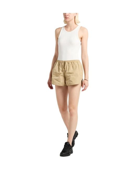 Burberry Natural Solid Color Shorts