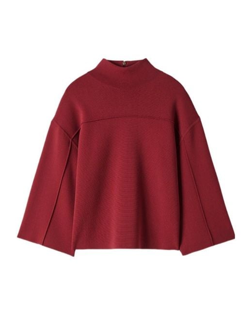 Joseph Red Halterneck Sweatshirt