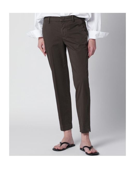 Pt Pantaloni Brown Pt Torino Tailored Slim Pants