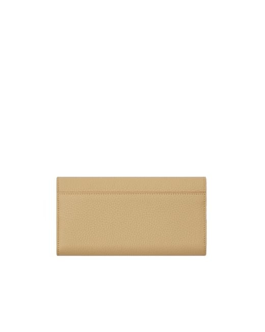 Burberry Natural B Shield Continental Wallet