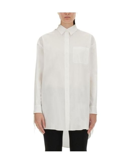 Moschino White Long-Sleeved Shirt