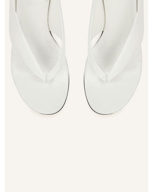 Courreges White Courrèges Open Thong Strap Sandals