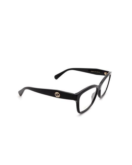 Gucci White Eyewear Square Frame Glasses