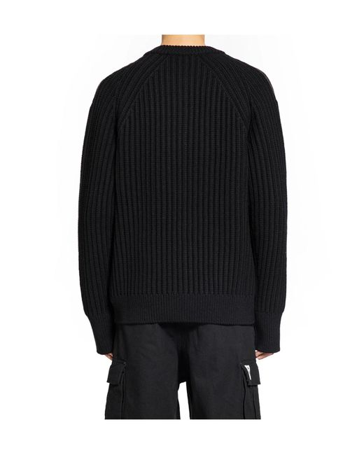 Junya Watanabe Gray Long-Sleeved Crewneck Jumper for men