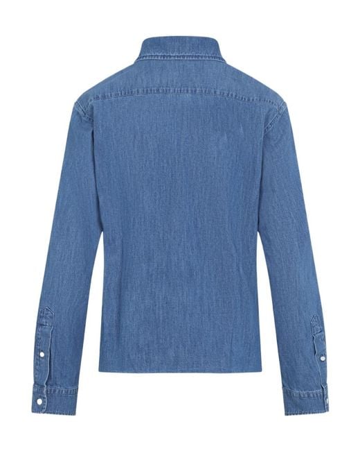 Miu Miu Blue Chambray Shirt