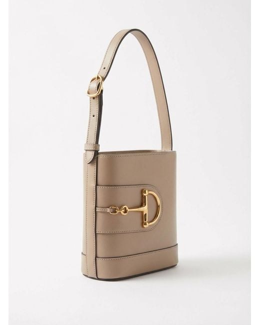 Gucci 73 Small Bucket Bag in Natural | Lyst