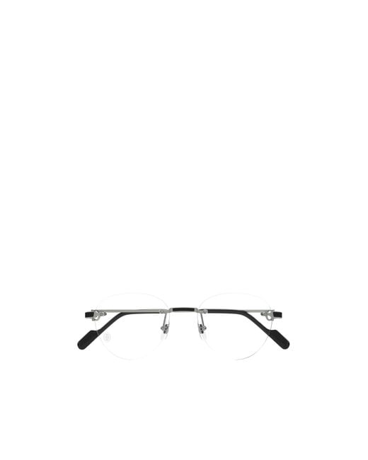 Cartier Multicolor Round Rimless Glasses for men