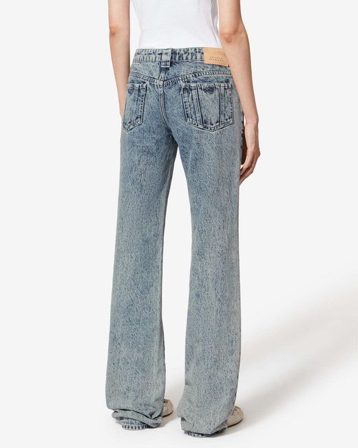 Isabel Marant Blue Isabel Marant Étoile Jaylis Straight Leg Jeans