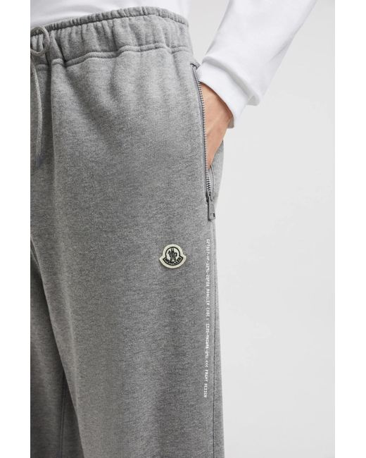 Moncler Gray X Frgmt Logo Sweatpants for men