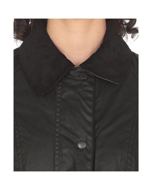 Barbour Black Long-Sleeved Casual Jacket