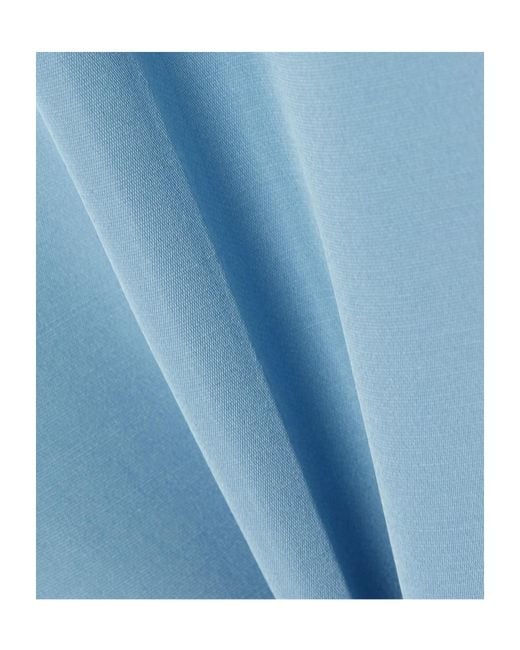 Brioni Blue Silk And Cotton-Blend Straight-Leg Pants