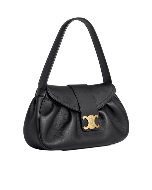 Céline Black Medium Polly Bag
