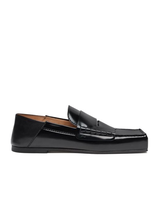 Jacquemus Black The Carré Square-Toe Loafers for men