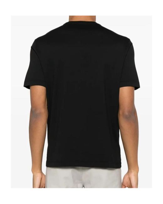 Roberto Collina Black Short-Sleeved T-Shirt for men