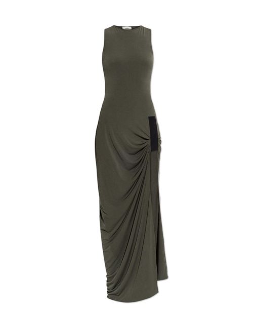 Coperni Green Taped Suspended Maxi Dress
