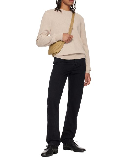 The Row White Benji Long-Sleeved Pullover for men