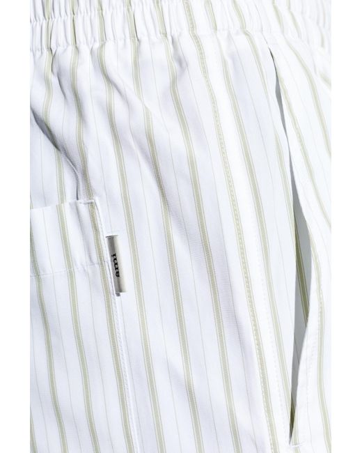 AMI White Elasticated Shorts for men