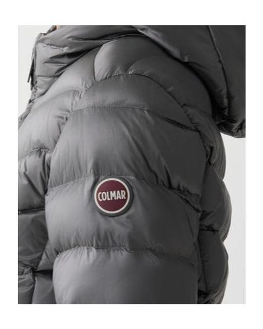 Colmar Gray Colmar Hooded Quilted Down Jacket
