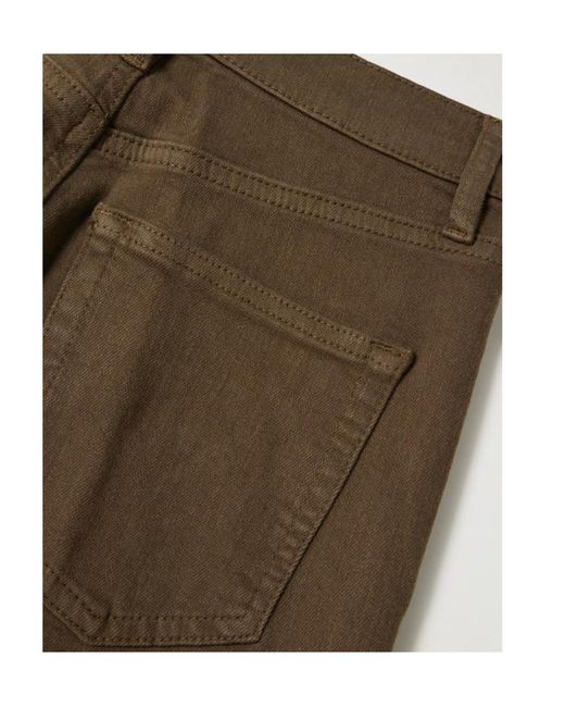 FRAME Brown Casual Pants With Belt Loops