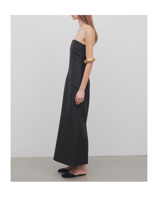 The Row Black Ward Dress