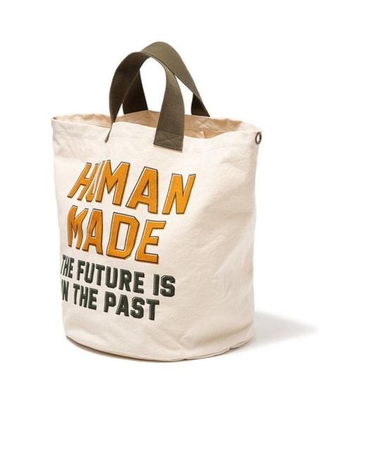 Human Made Natural Logo-Motif Tote Bag for men