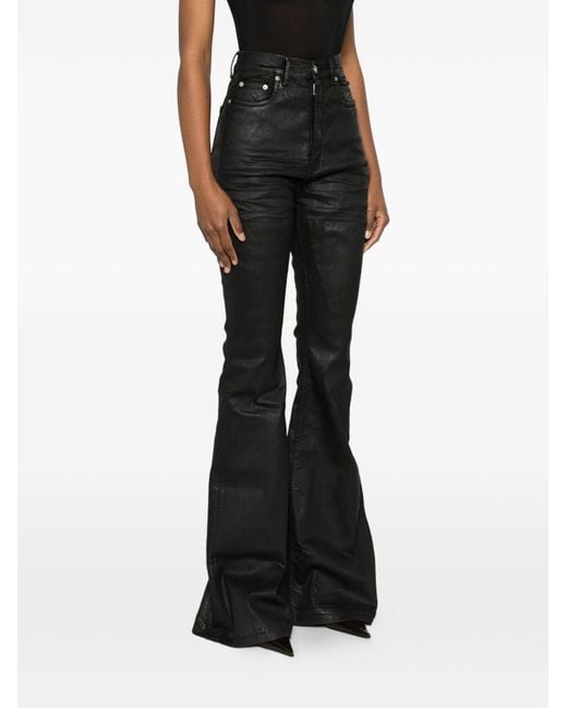 Rick Owens Black Bolan Bootcut Jeans