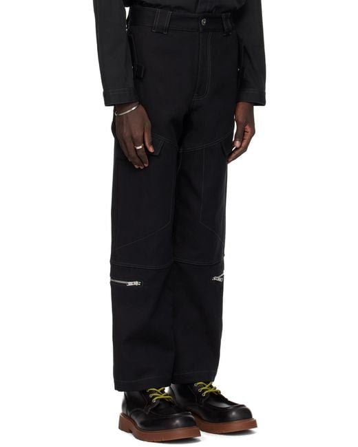 Dion Lee Black Organic Cotton Cargo