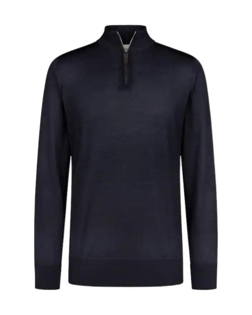 Tod's Blue Long-Sleeved Sweater for men