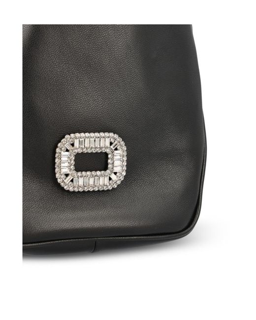 Roger Vivier Black Pilgrim Mini Bag