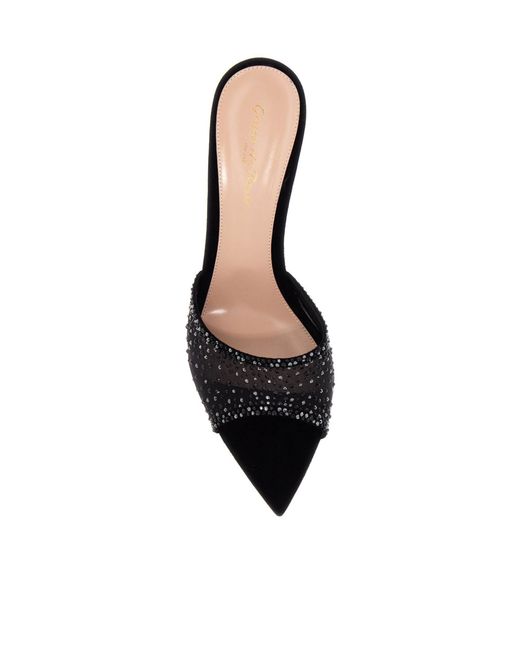 Gianvito Rossi Multicolor Rania Embellsished Heeled Sandals