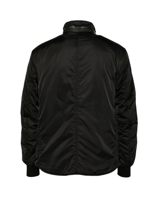 Tom Ford Black Techno Light-Fill Jacket for men
