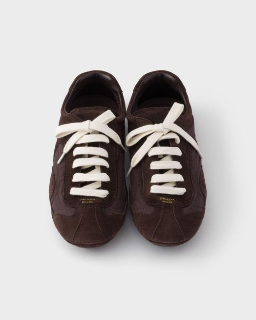 Prada Brown Montecarlo Re-Edition 2005 Sneakers