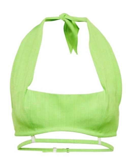 Jacquemus Green Le Haut Limao Crop Top