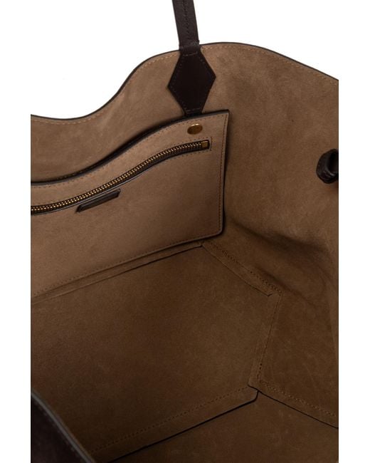 Jimmy Choo Brown Diamond Medium Tote Bag