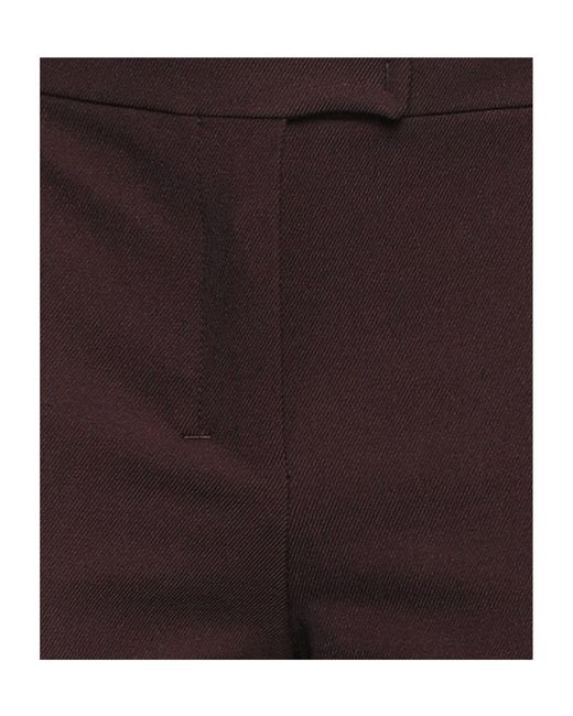 Max Mara Purple High-Waisted Dark Bootcut Trousers