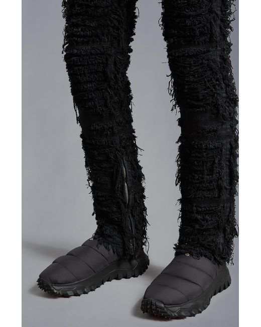 Moncler Black Trailgrip Après Mules for men