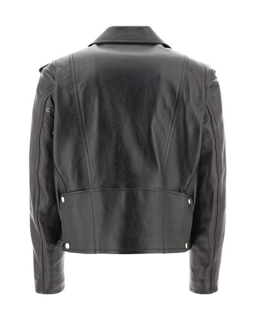 Céline Black Biker Jacket for men