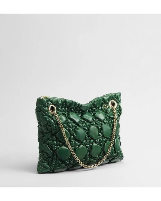 Dior Green Medium Crunchy Bag