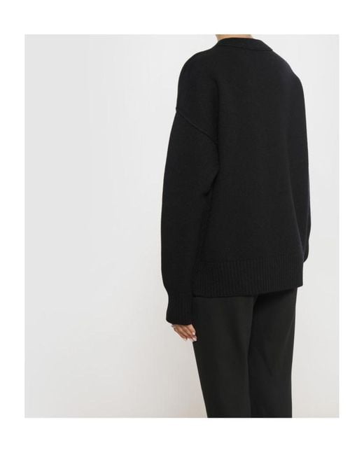AMI Blue Ami De Coeur Crewneck Jumper for men
