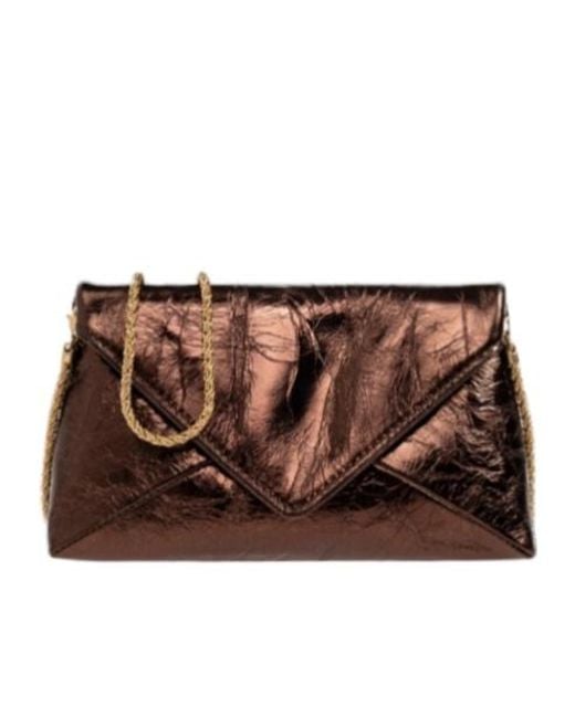 Dries Van Noten Brown Chain Shoulder Bag