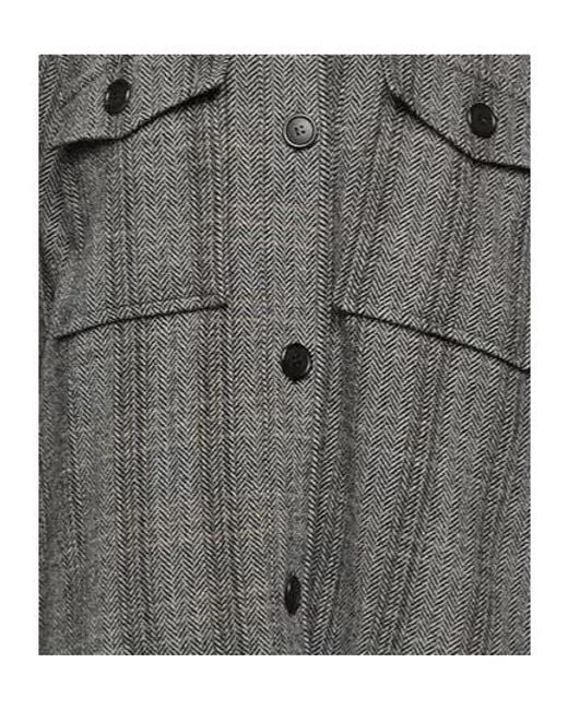 Isabel Marant Gray Longsleeve Buttonup Outerwear